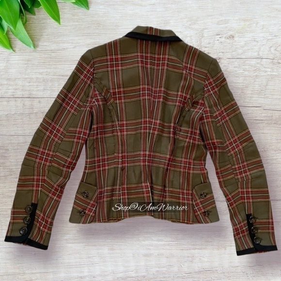 L.A.M.B. by Gwen Stefani Plaid Wool Blazer — Fall 2006 Showroom Collection - Picture 7 of 13